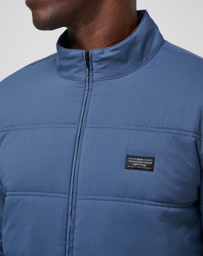 Palisades Puffer Jacket Navy | Travis Mathew Exclusive