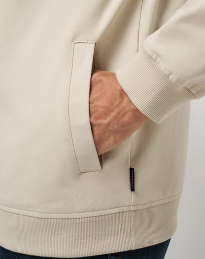 Stretchknit Bomber Jacket Italian Sand | Travis Mathew Latest