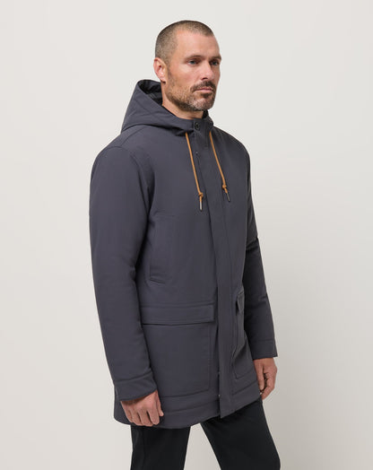 Mountain Pass Long Jacket Ebony | Travis Mathew Recommended