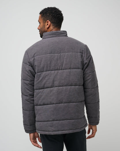 Climate Drop Jacket Heather Black | Travis Mathew New