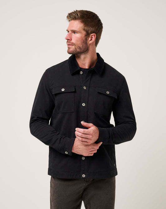 Cloud Denim Cord Jacket Black | Travis Mathew Popular