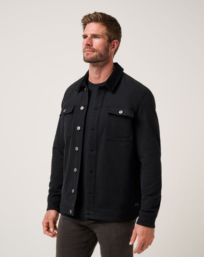 Cloud Denim Cord Jacket Black | Travis Mathew Popular