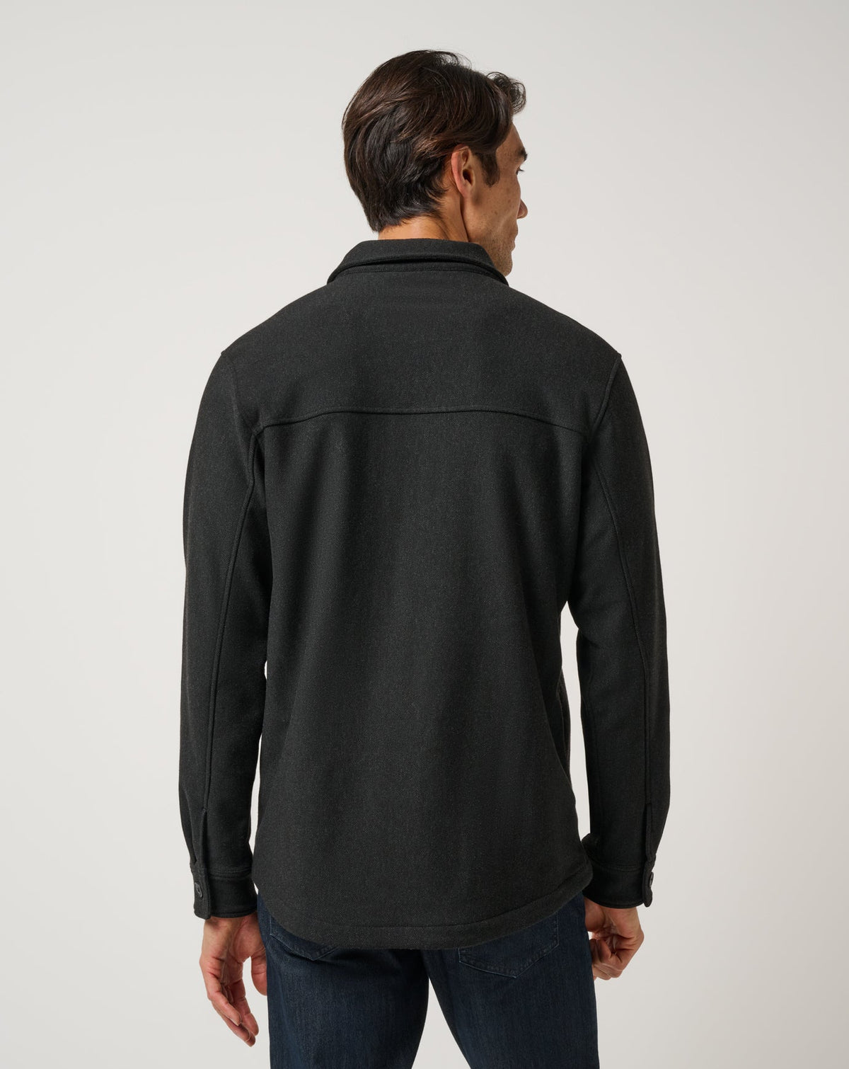 Are We There Yet Shirt Jacket Black | Travis Mathew Exclusive