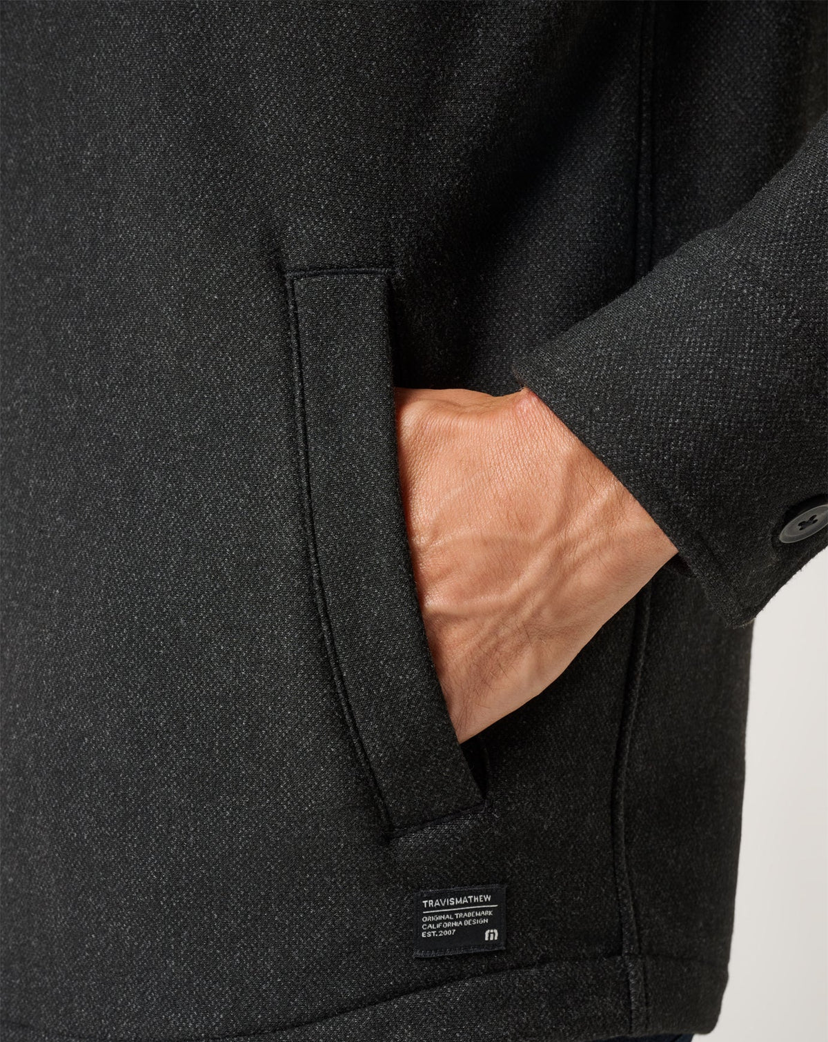 Are We There Yet Shirt Jacket Black | Travis Mathew Exclusive