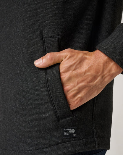 Are We There Yet Shirt Jacket Black | Travis Mathew Exclusive
