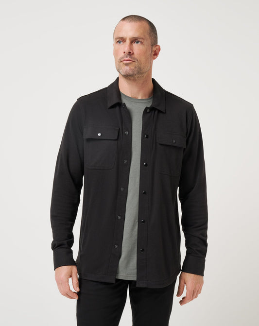 You Pick Shirt Jacket Black | Travis Mathew Trusted