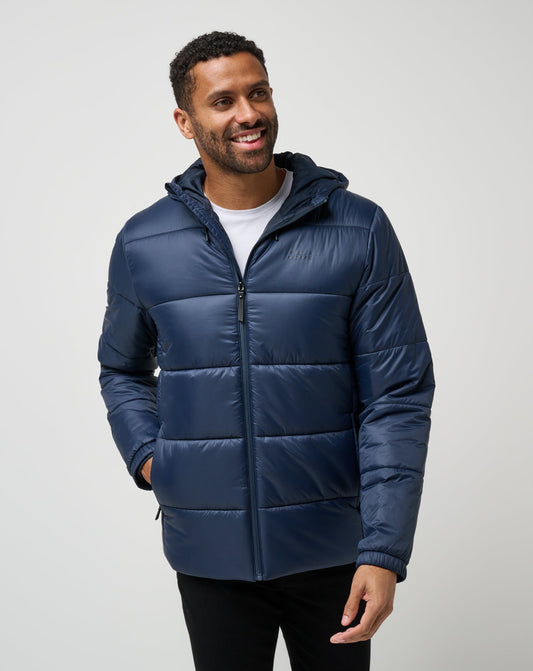 Aves Tech Puffer Jacket Total Eclipse | Travis Mathew Trusted