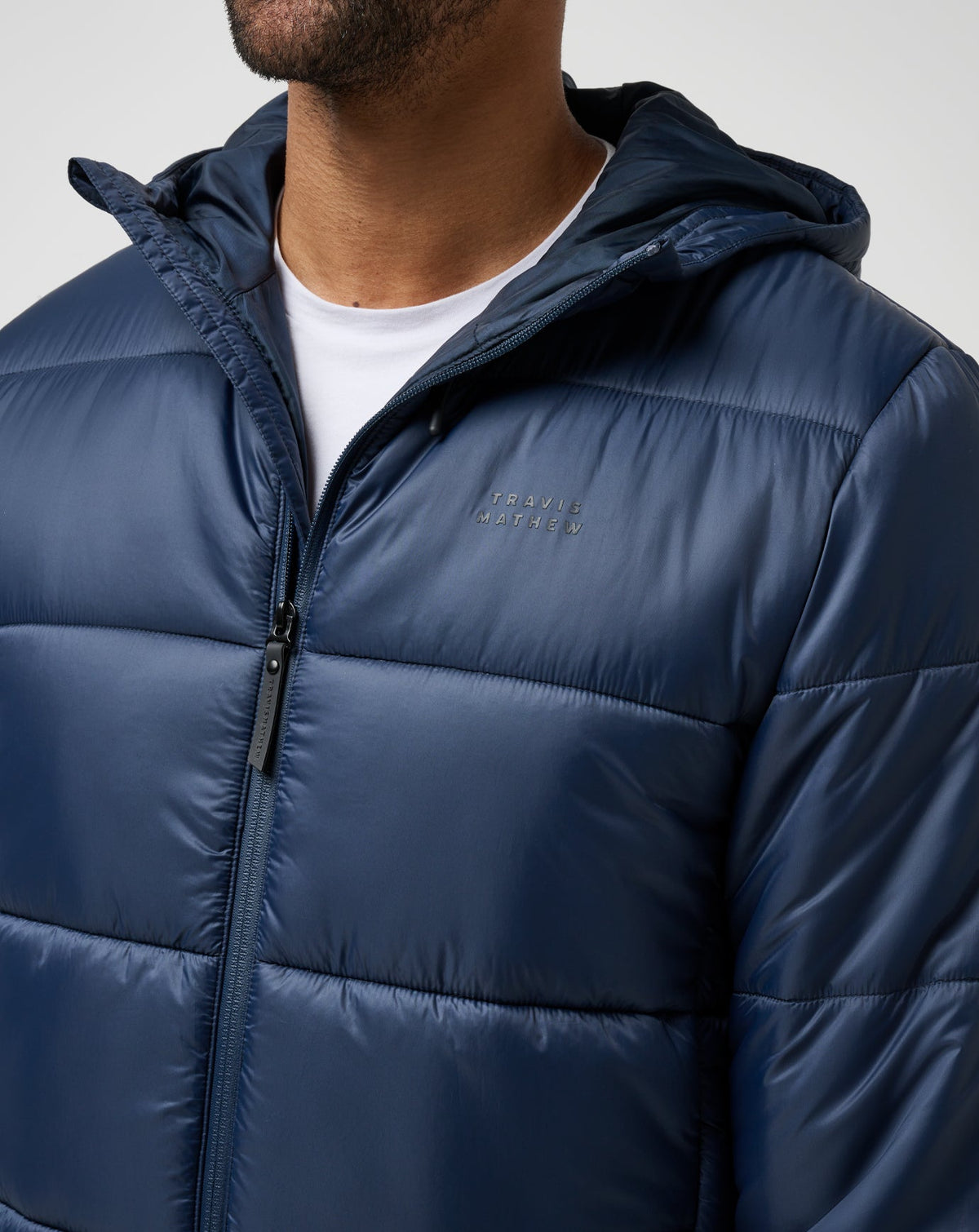 Aves Tech Puffer Jacket Total Eclipse | Travis Mathew Trusted