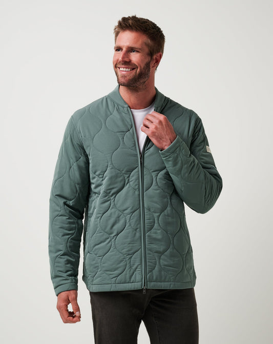 Come What May Jacket Balsam Green | Travis Mathew Quality
