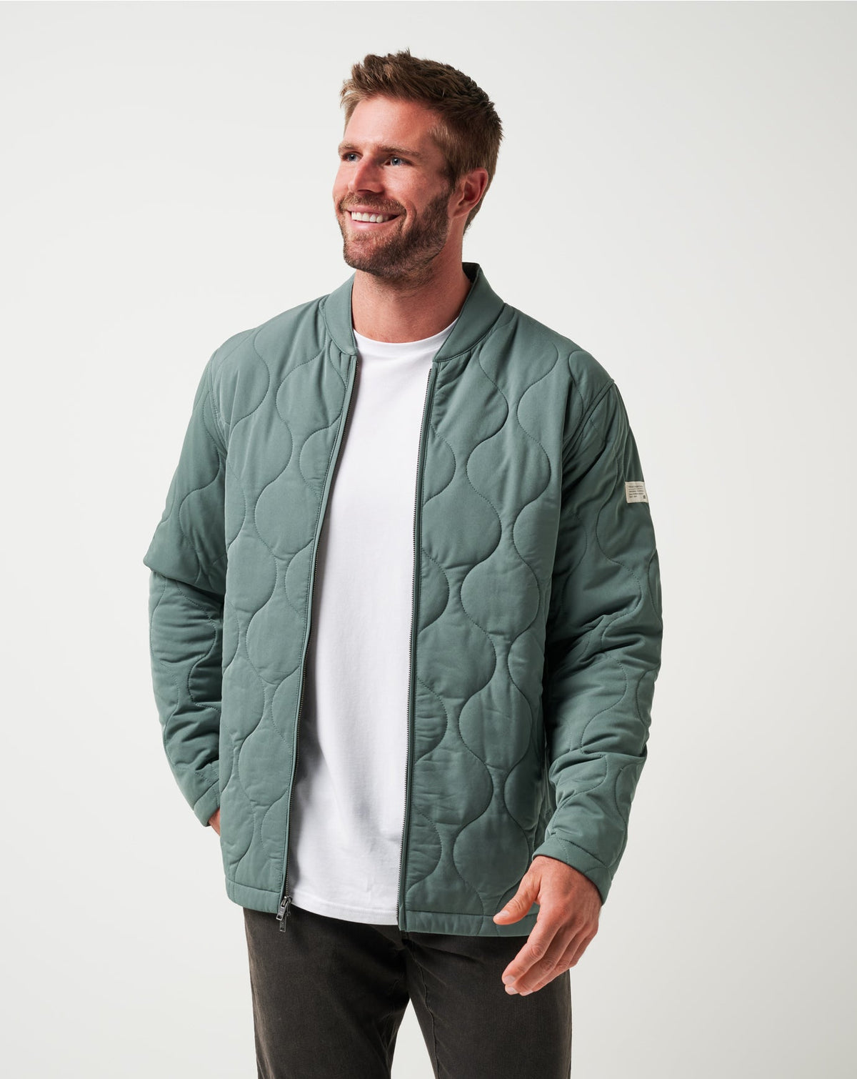 Come What May Jacket Balsam Green | Travis Mathew Quality