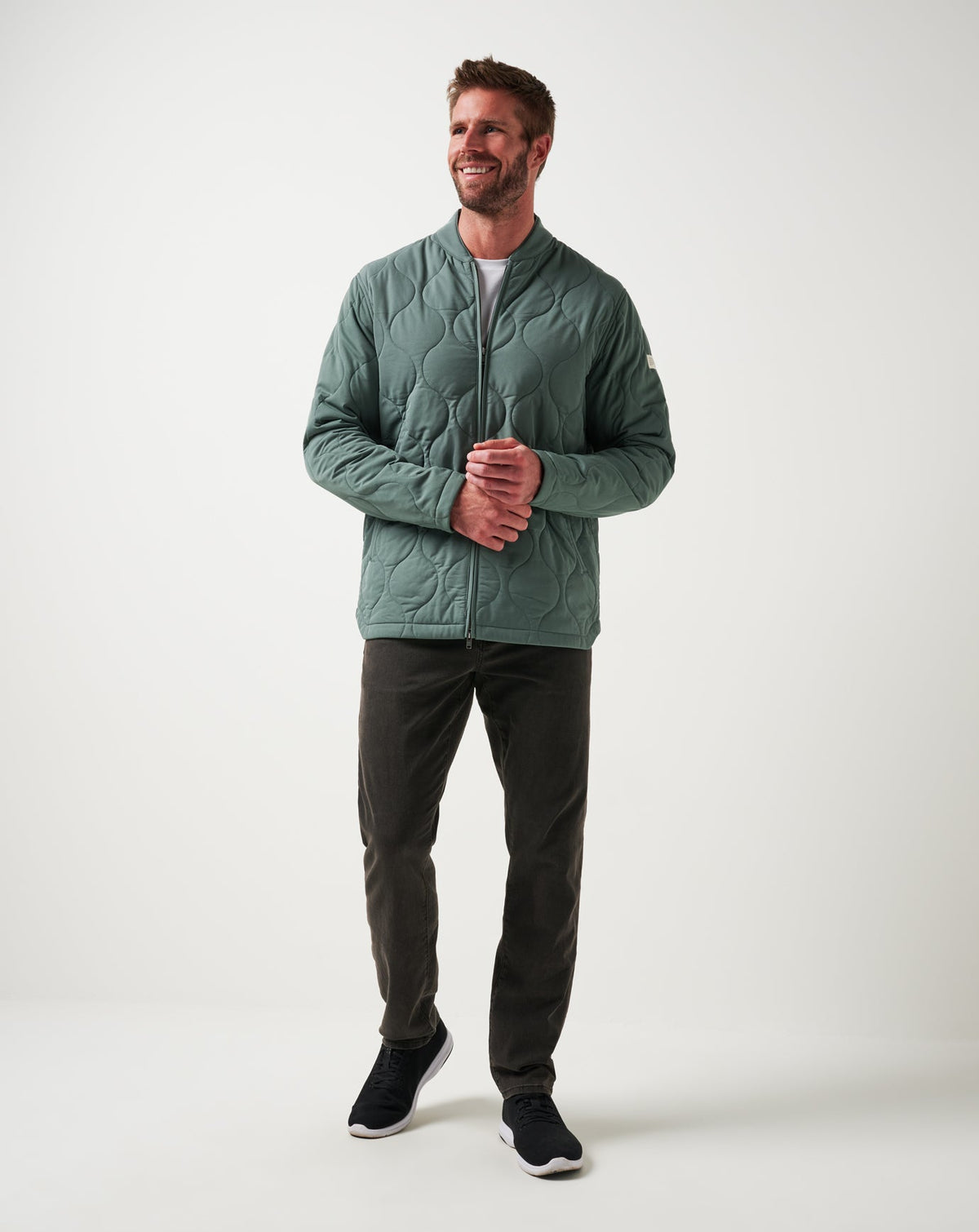 Come What May Jacket Balsam Green | Travis Mathew Quality