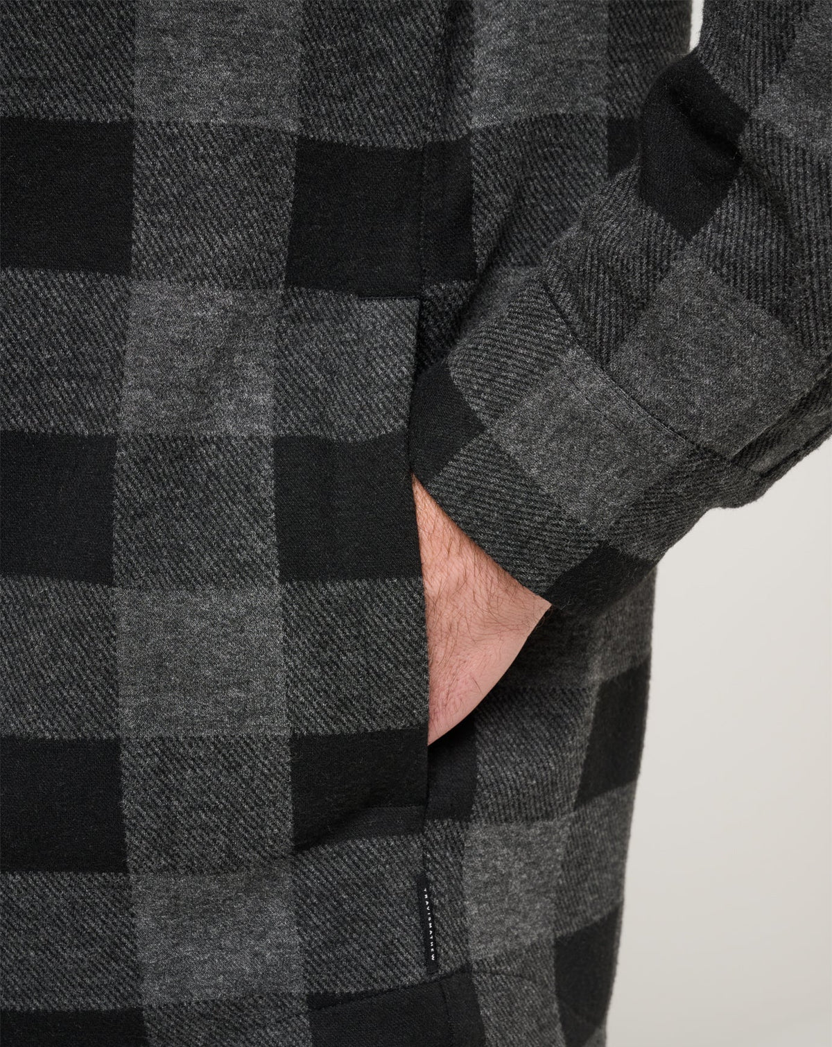 Return Flight Shirt Jacket Black/Grey | Travis Mathew Featured