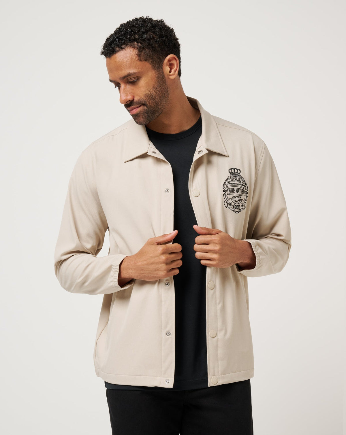 Icy Waters Jacket Italian Sand | Travis Mathew Discount