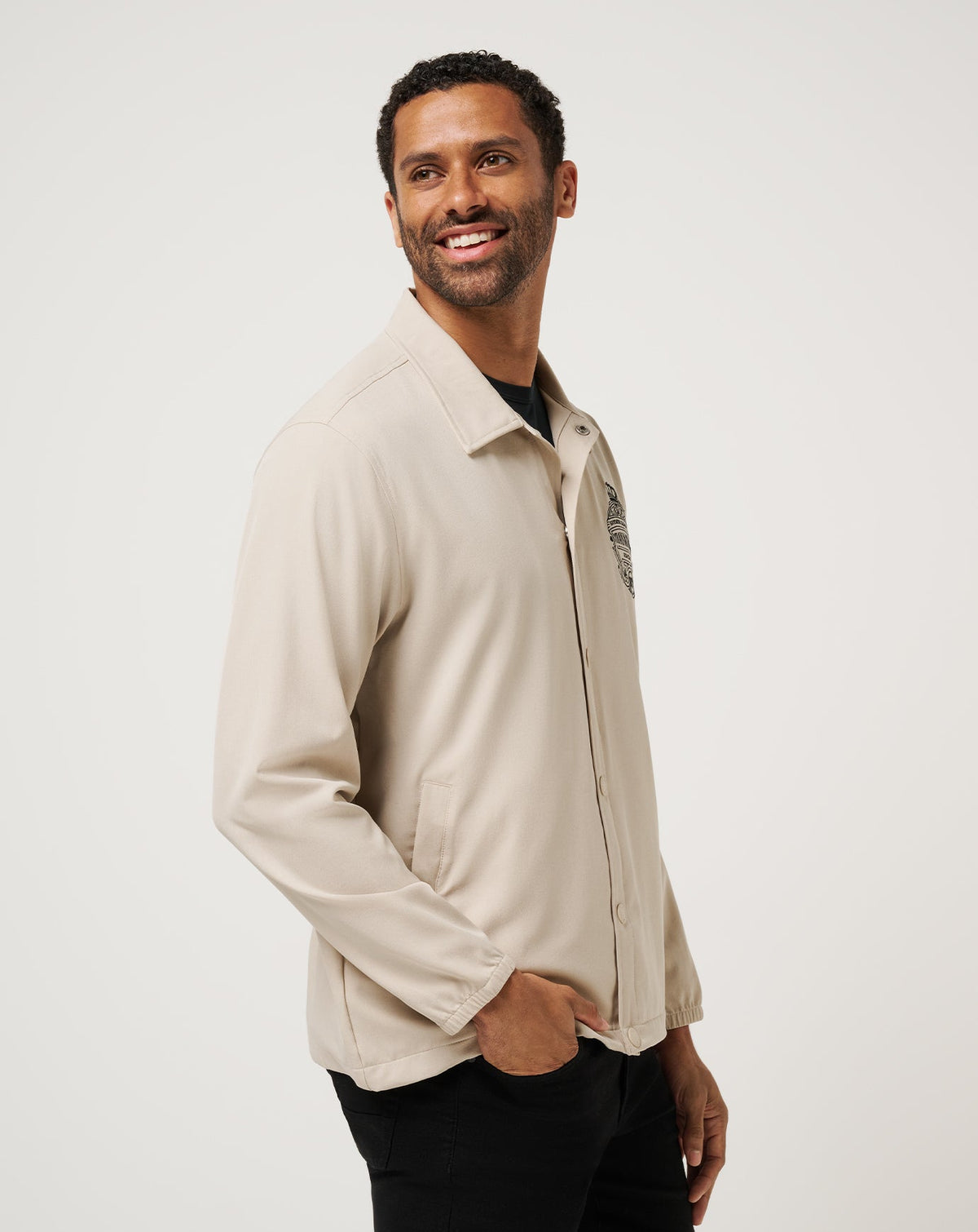Icy Waters Jacket Italian Sand | Travis Mathew Discount