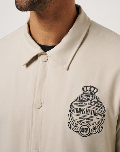Icy Waters Jacket Italian Sand | Travis Mathew Discount