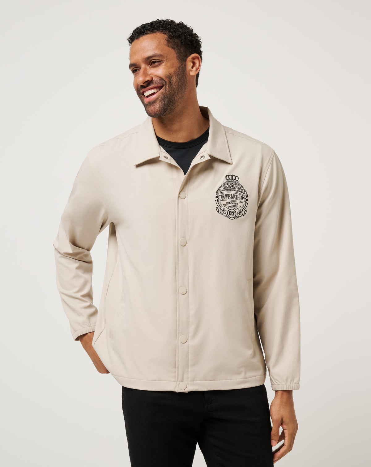 Icy Waters Jacket Italian Sand | Travis Mathew Discount