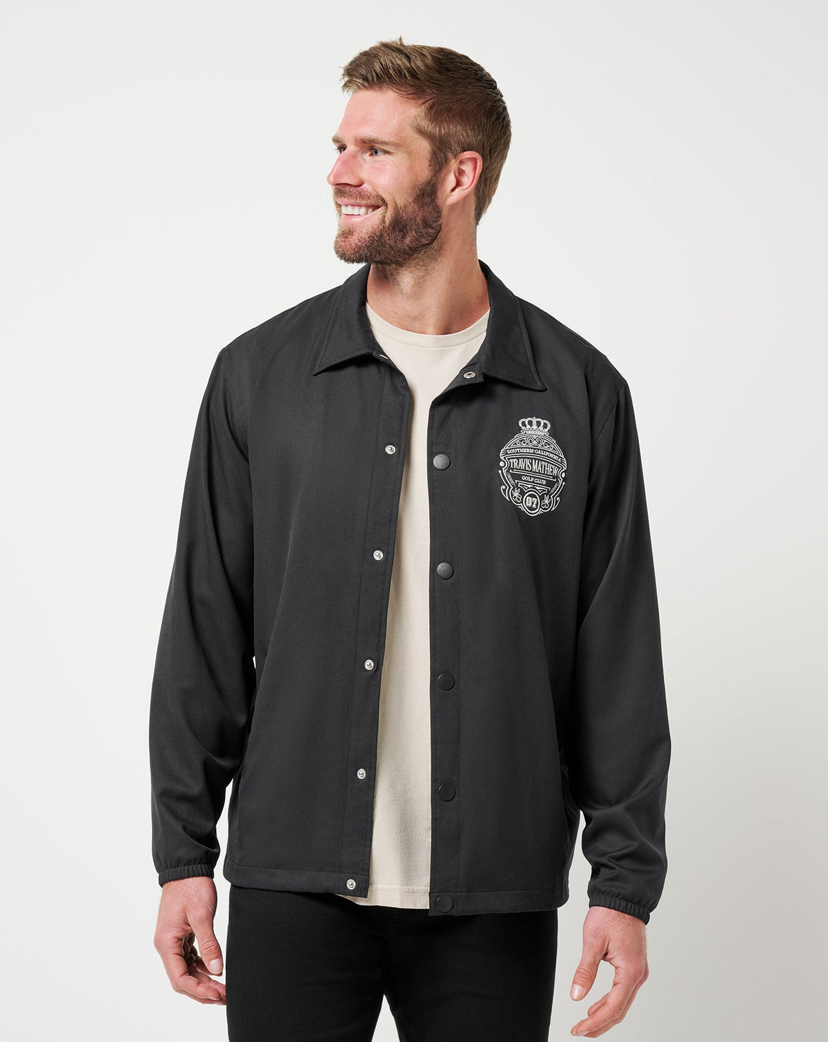 Icy Waters Jacket Black | Travis Mathew Customer Favorite