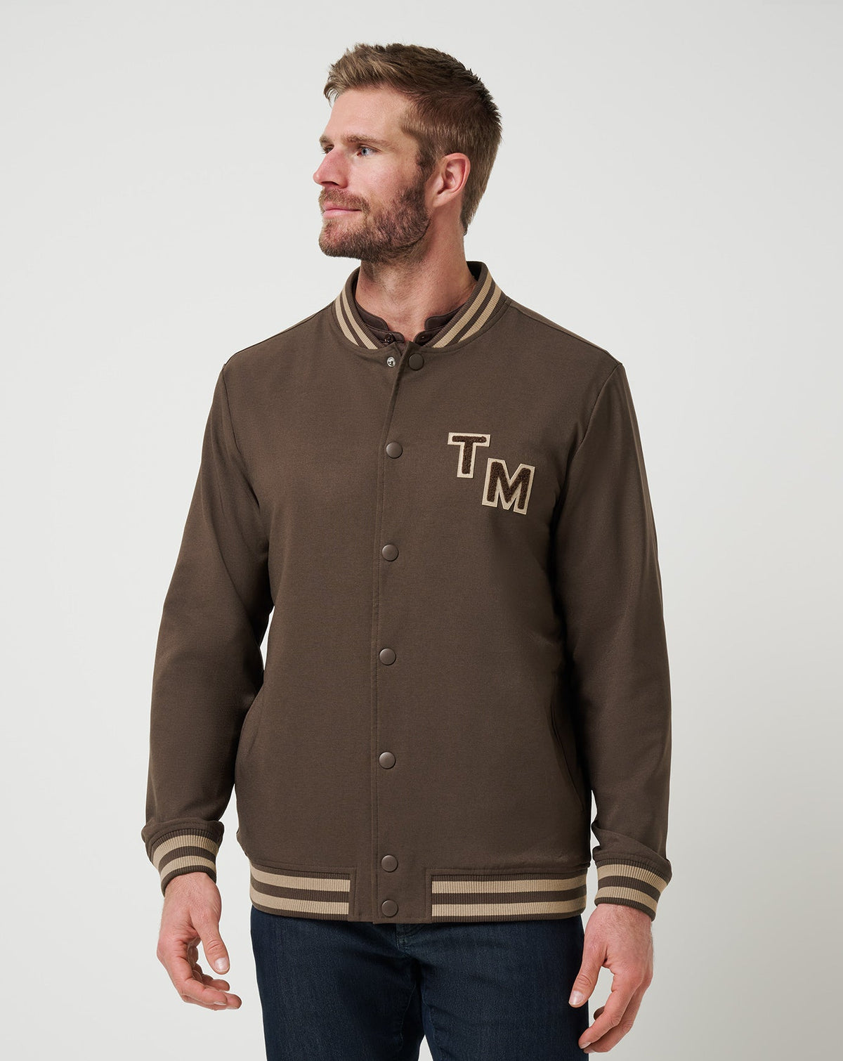 Touch Down Jacket Chocolate Brown | Travis Mathew Exclusive