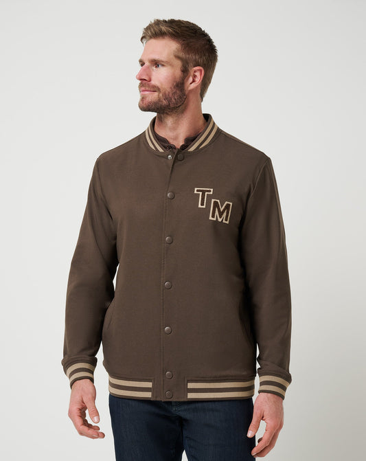 Touch Down Jacket Chocolate Brown | Travis Mathew Exclusive
