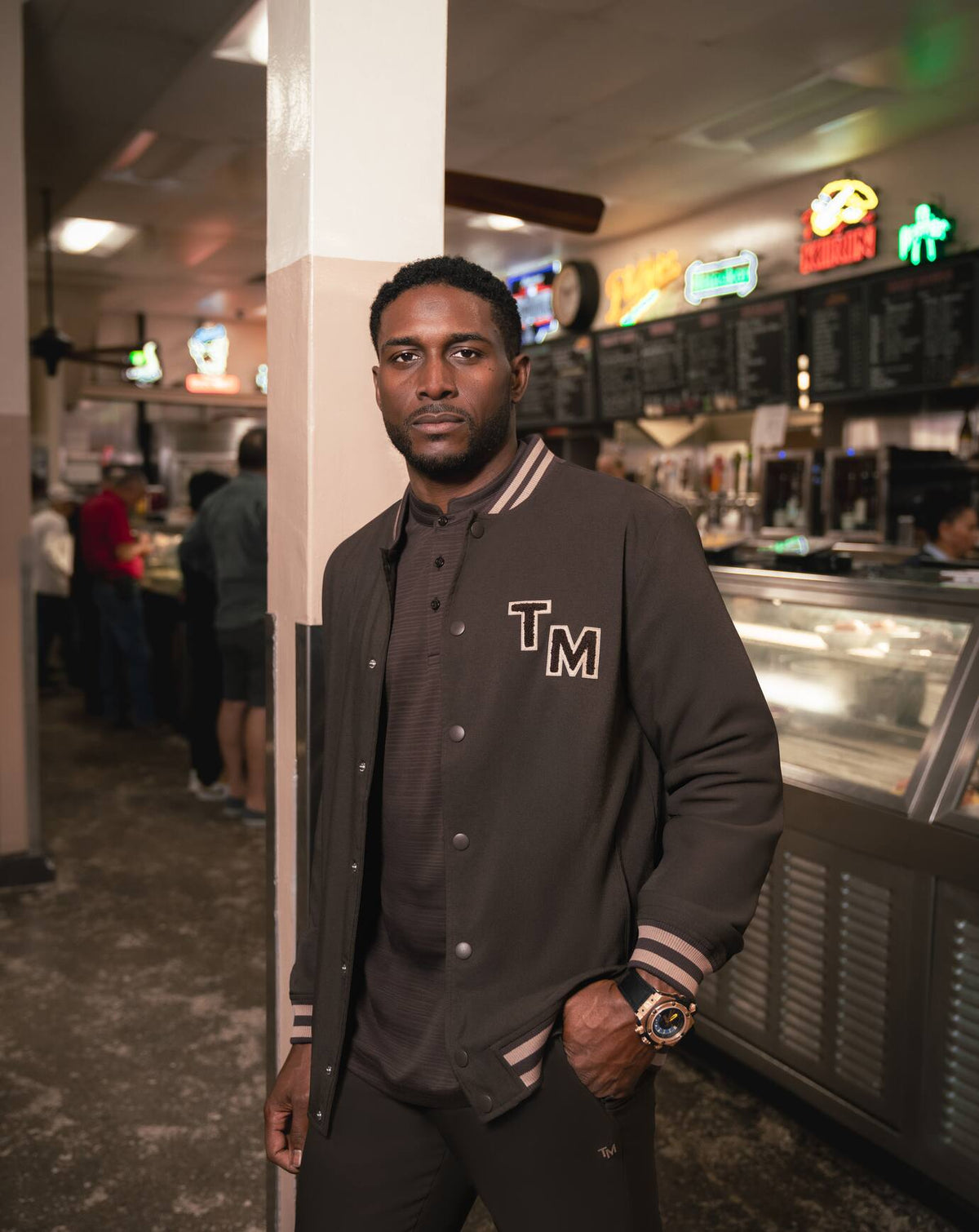 Touch Down Jacket Chocolate Brown | Travis Mathew Exclusive