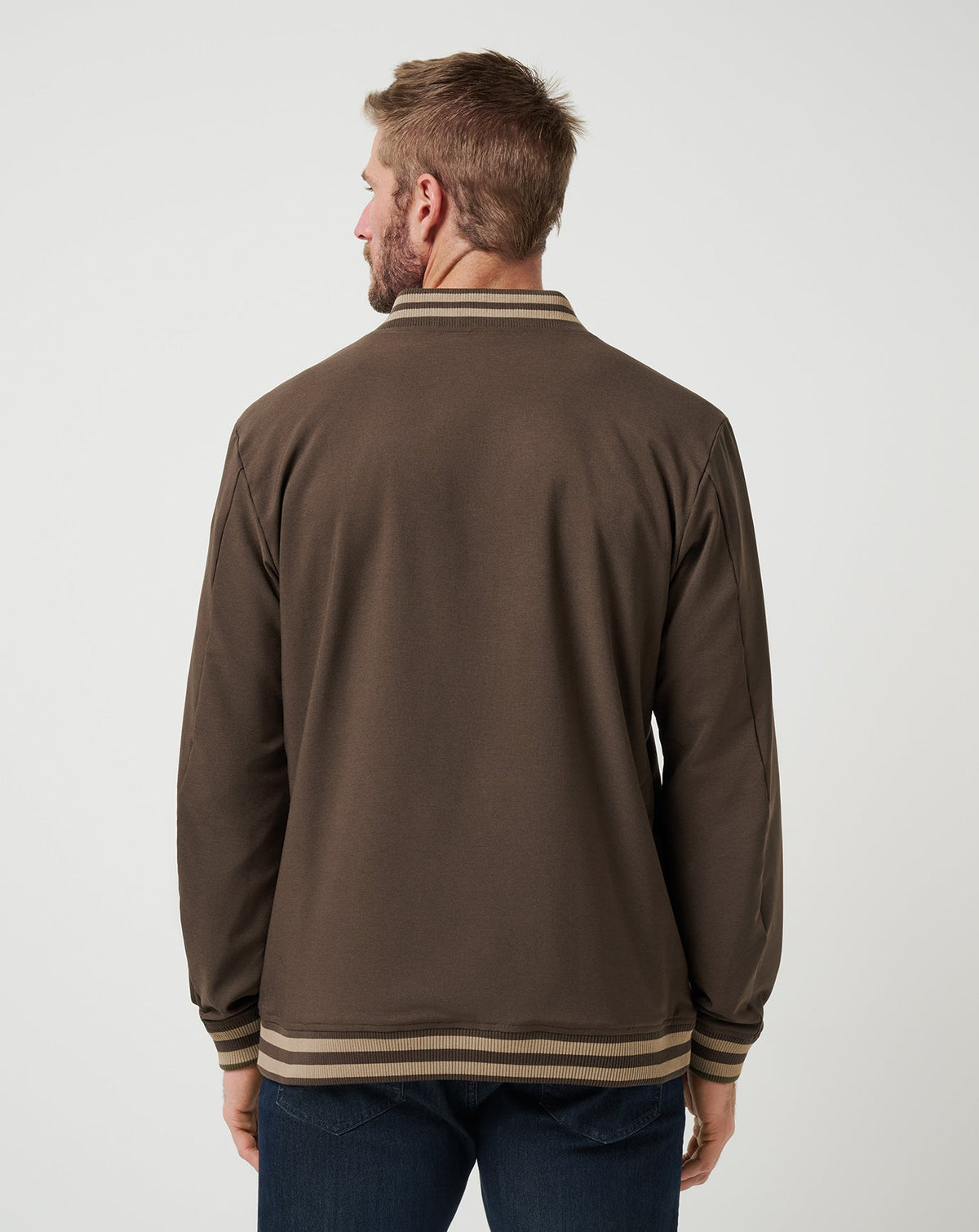 Touch Down Jacket Chocolate Brown | Travis Mathew Exclusive