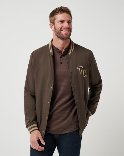 Touch Down Jacket Chocolate Brown | Travis Mathew Exclusive