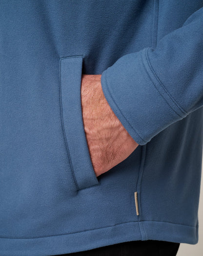Peak Fleece Shirt Jacket Bering Sea | Travis Mathew Smart Buy