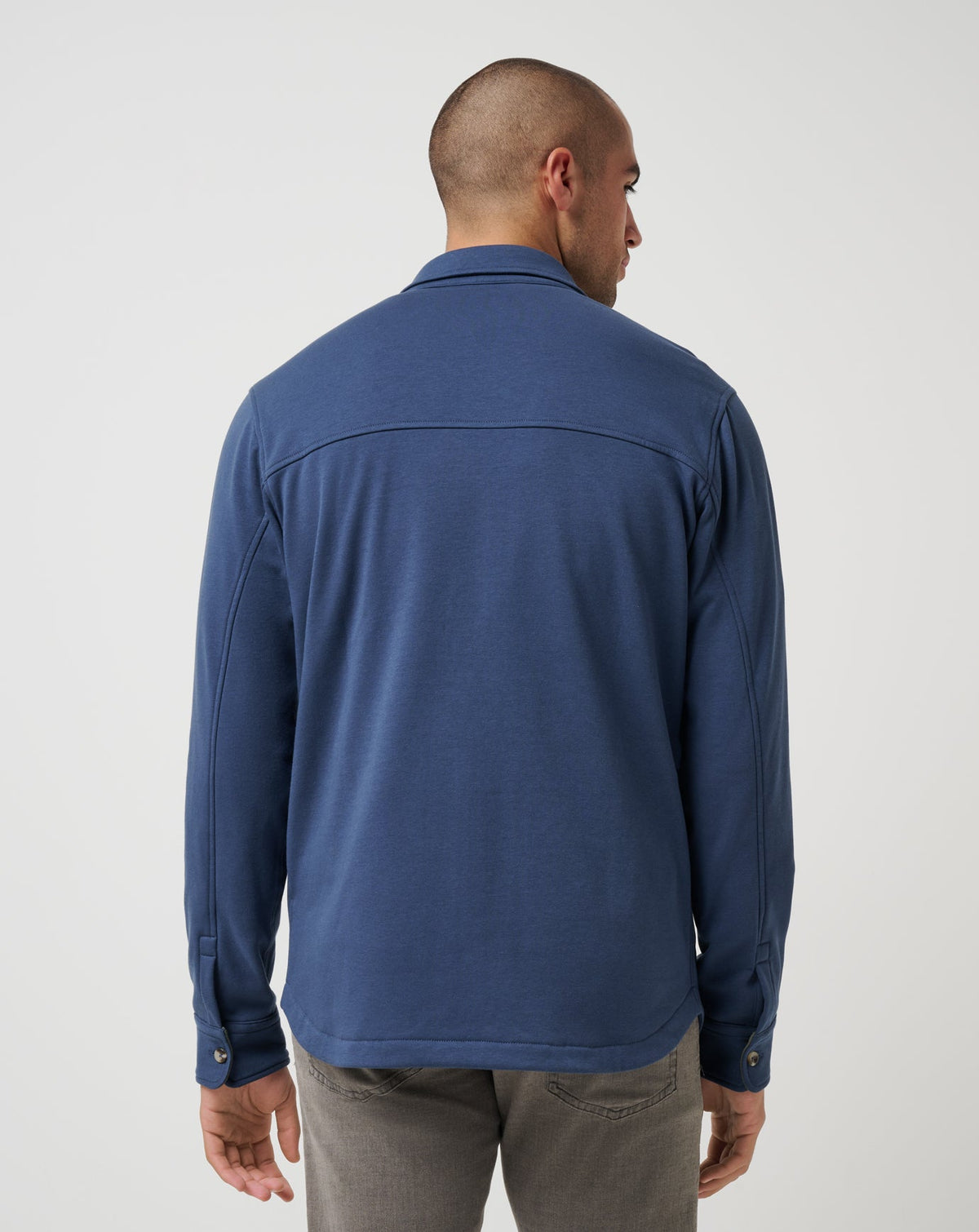 Cloud Shirt Jacket Mood Indigo | Travis Mathew Smart Buy