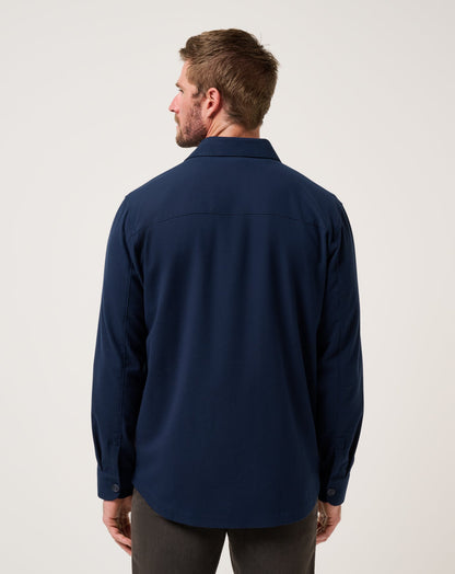 Wanna Bet Shirt Jacket Total Eclipse | Travis Mathew Discount