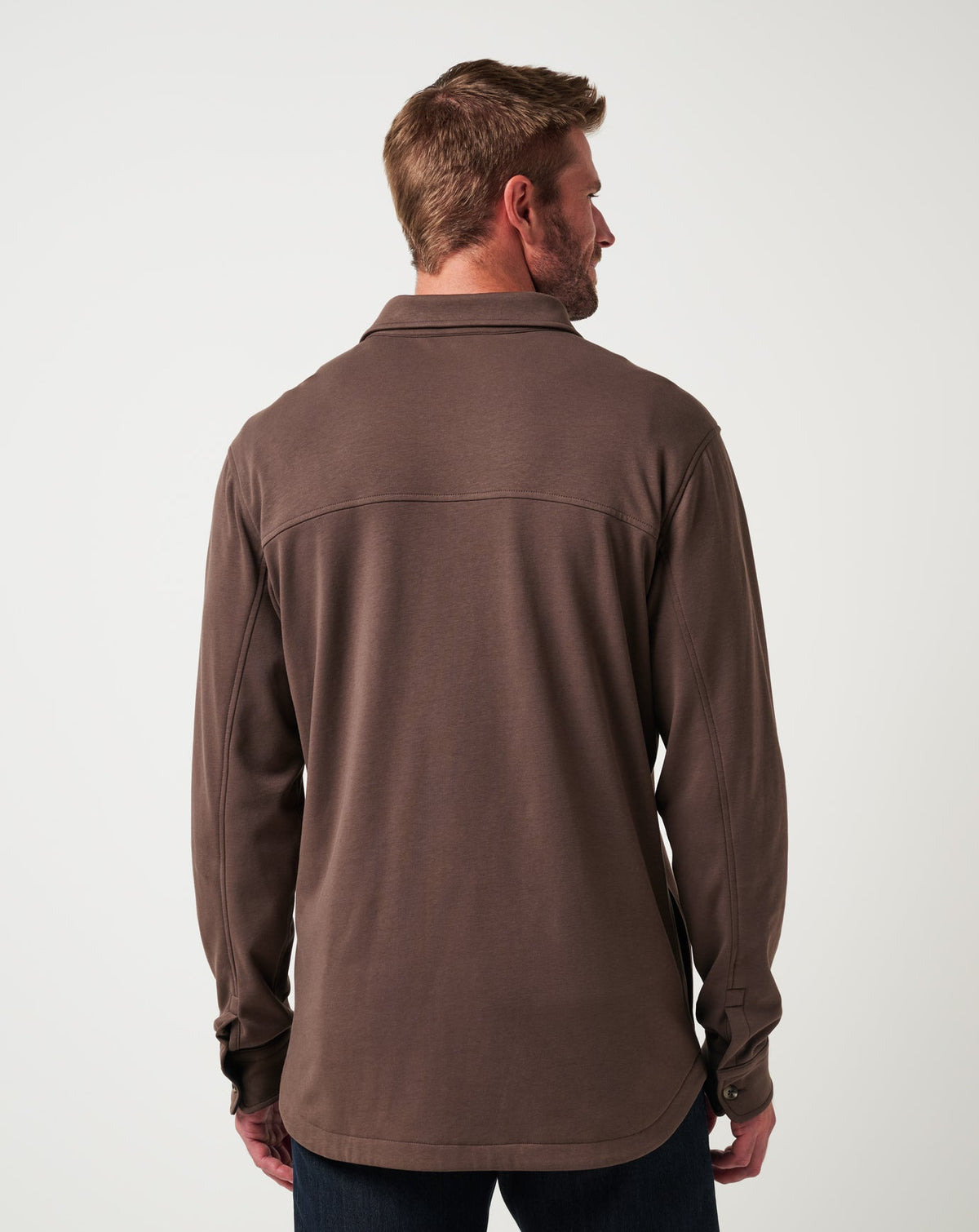 Cloud Shirt Jacket Chocolate | Travis Mathew Best Price