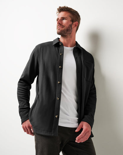Cloud Shirt Jacket Black | Travis Mathew Deals
