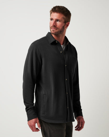 Cloud Shirt Jacket Black | Travis Mathew Deals