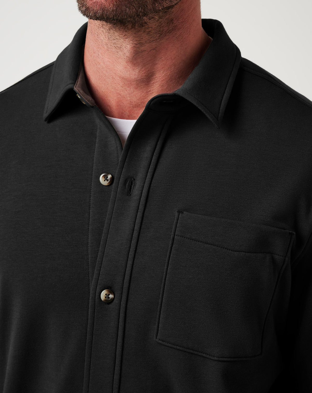 Cloud Shirt Jacket Black | Travis Mathew Deals