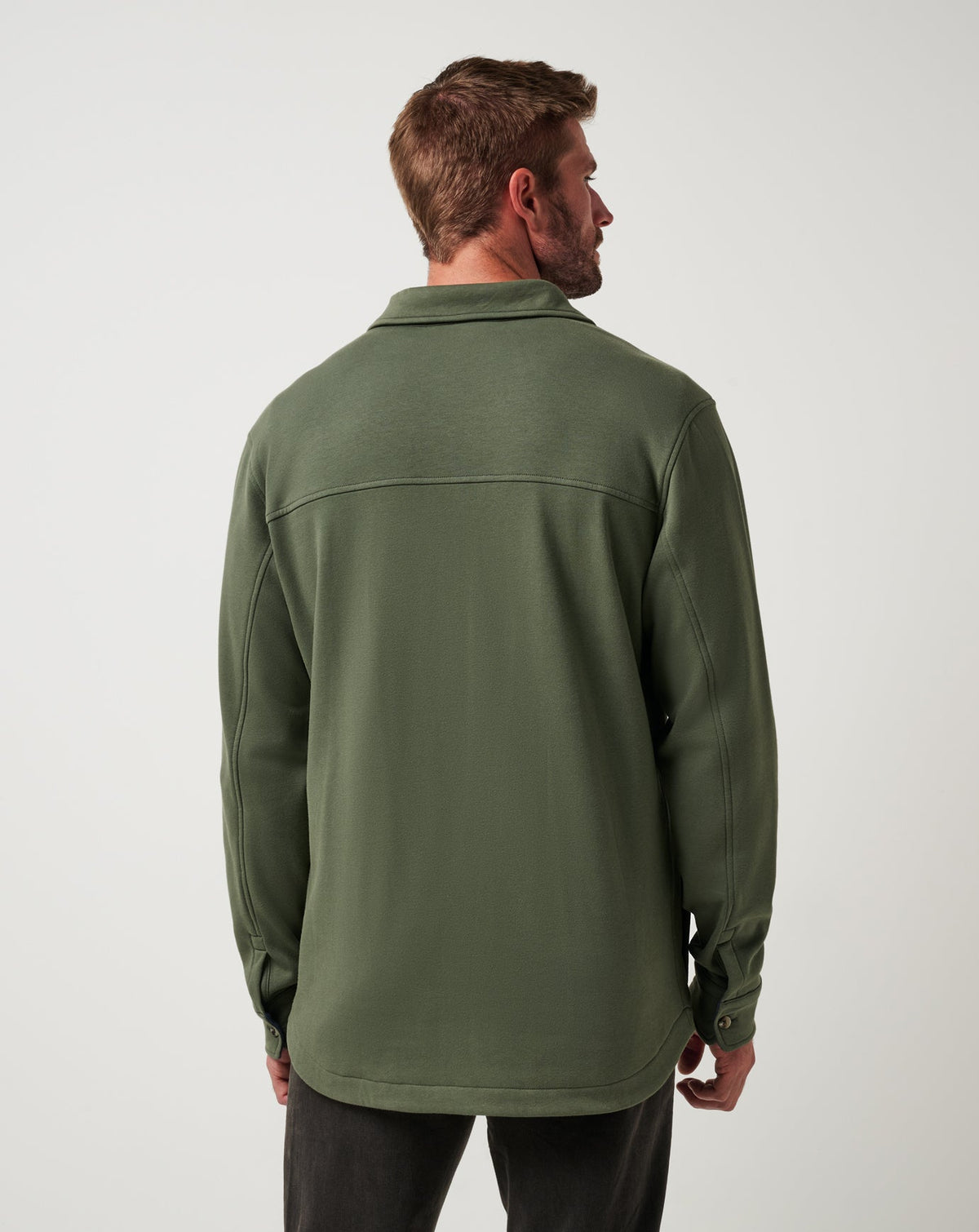 Cloud Shirt Jacket Dark Olive | Travis Mathew Customer Favorite