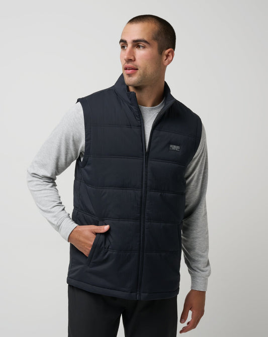Palisades Puffer Vest Black | Travis Mathew Popular