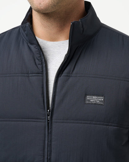 Palisades Puffer Vest Black | Travis Mathew Popular