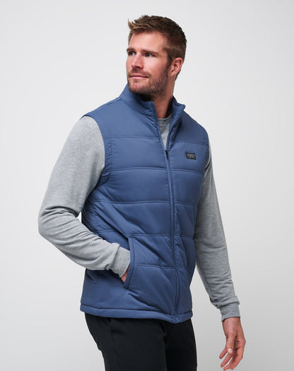 Palisades Puffer Vest Navy | Travis Mathew Deals