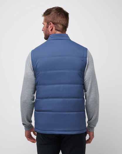 Palisades Puffer Vest Navy | Travis Mathew Deals