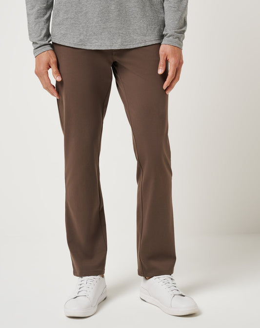 Legacy Stretchknit Pant Chocolate Brown | Travis Mathew Essential