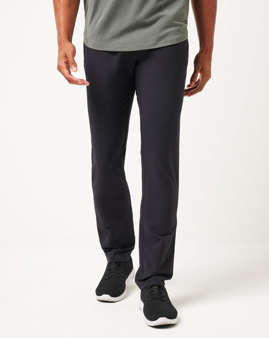 Open To Close Midweight Pant Black | Travis Mathew Trusted