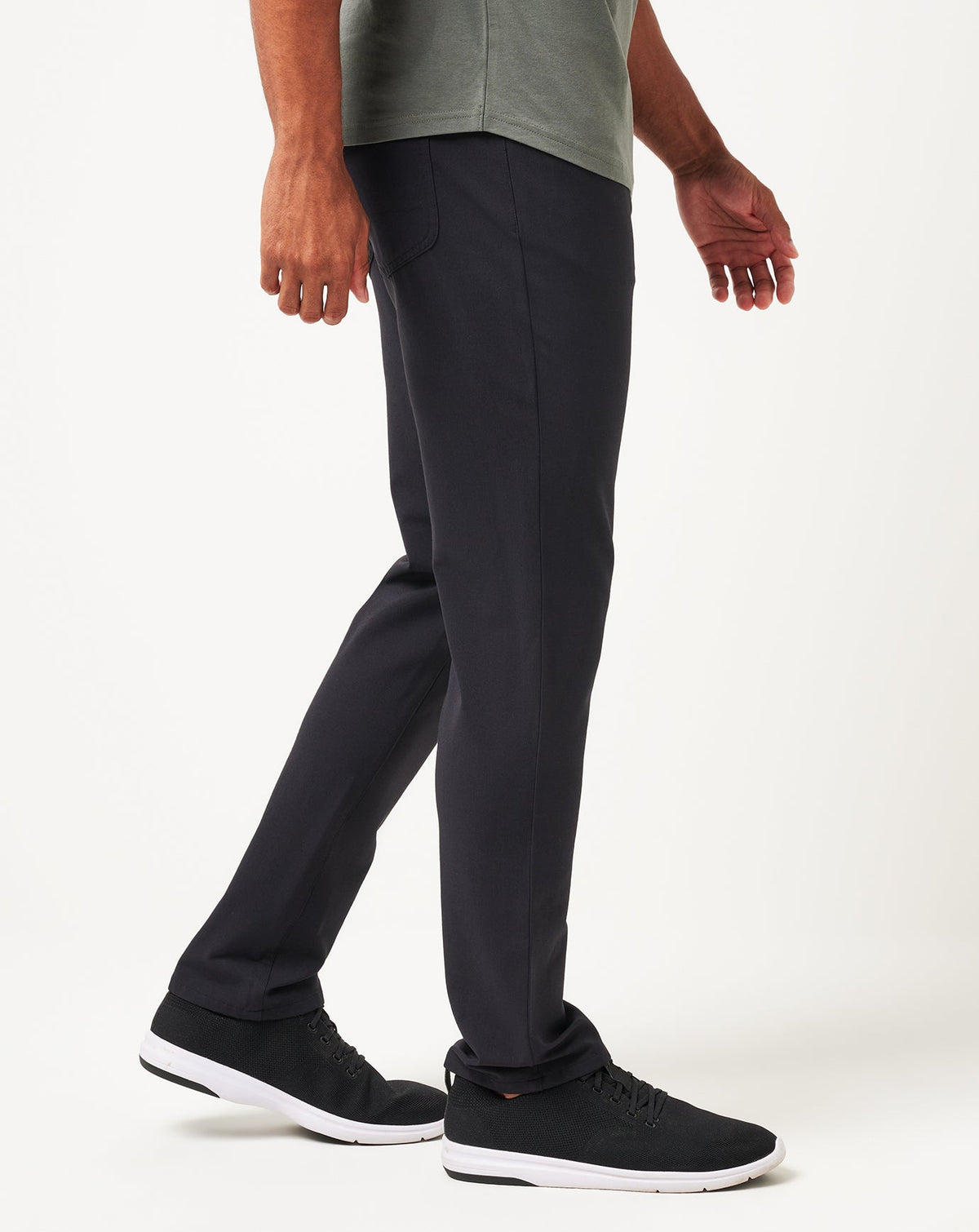 Open To Close Midweight Pant Black | Travis Mathew Trusted