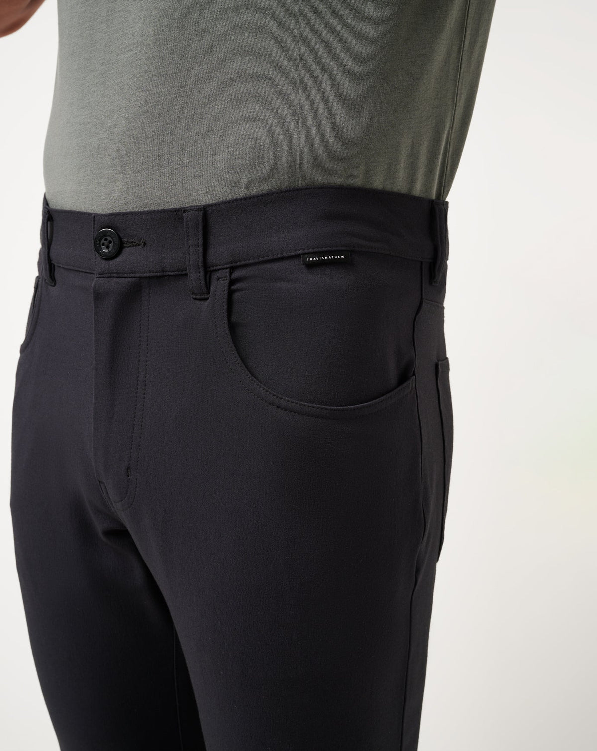 Open To Close Midweight Pant Black | Travis Mathew Trusted