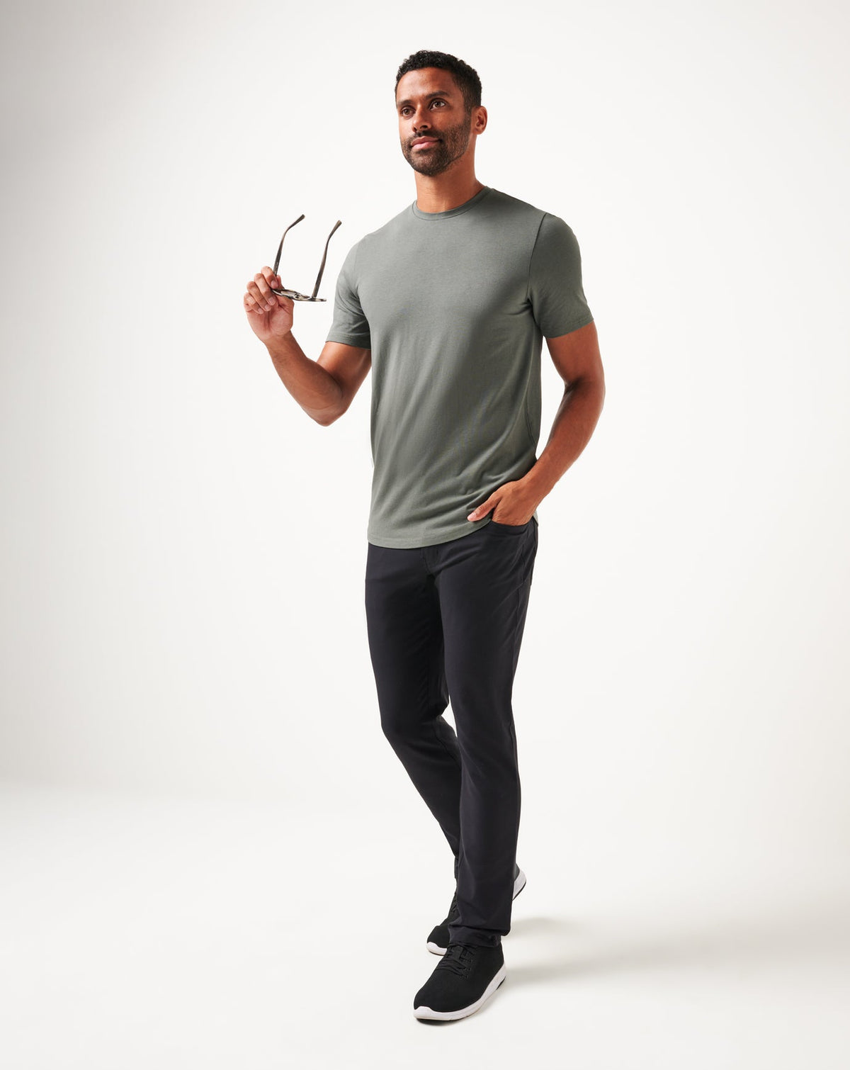 Open To Close Midweight Pant Black | Travis Mathew Trusted