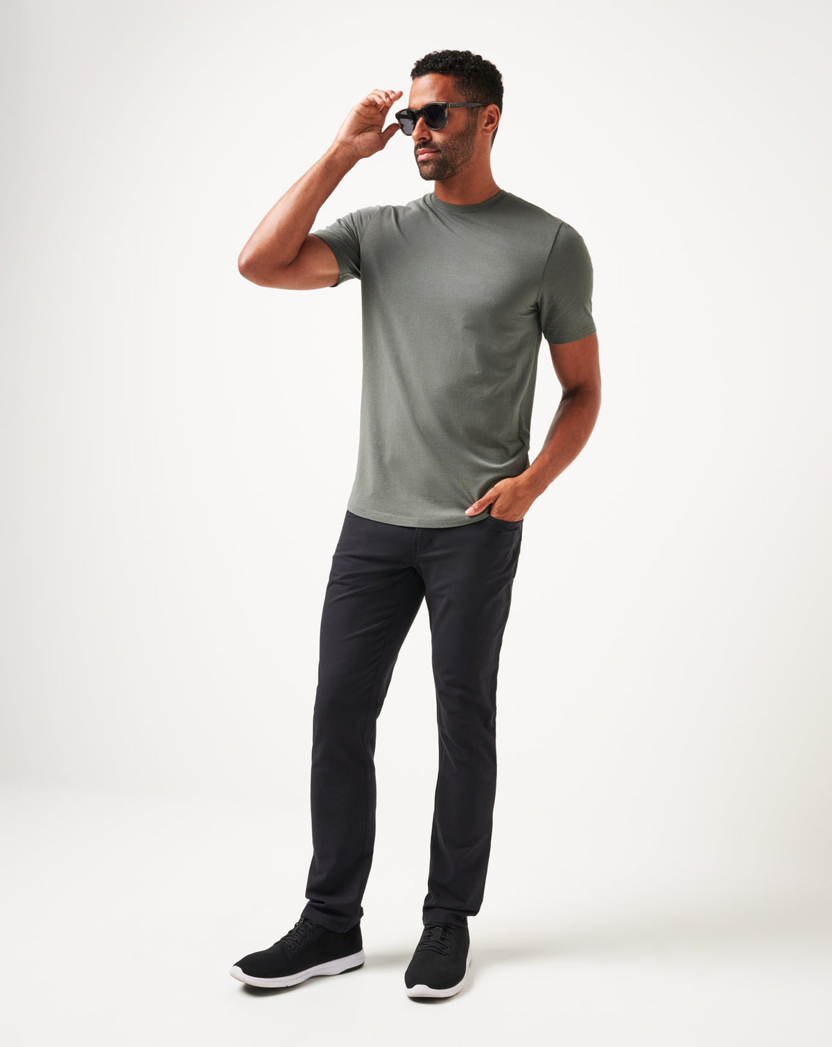 Open To Close Midweight Pant Black | Travis Mathew Trusted