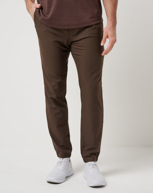 Victory Belt Pant Chocolate Brown | Travis Mathew Special Offer