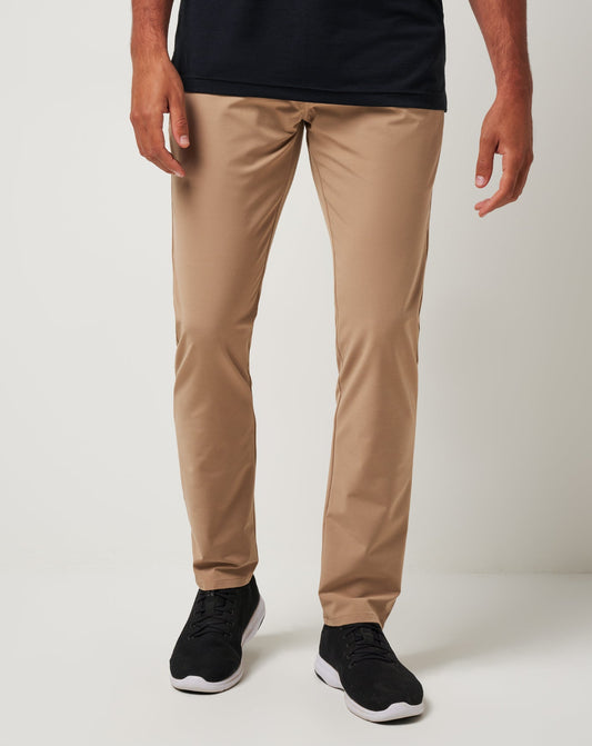Open To Close Tech Chino Pant Khaki | Travis Mathew Quality