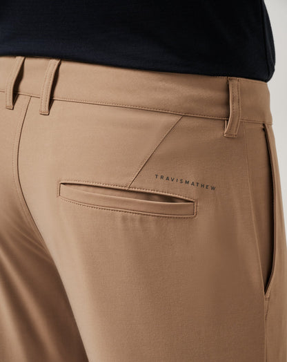 Open To Close Tech Chino Pant Khaki | Travis Mathew Quality