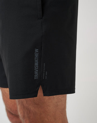 Wanderlust E-Waist Short 7.5In Black | Travis Mathew Special Offer