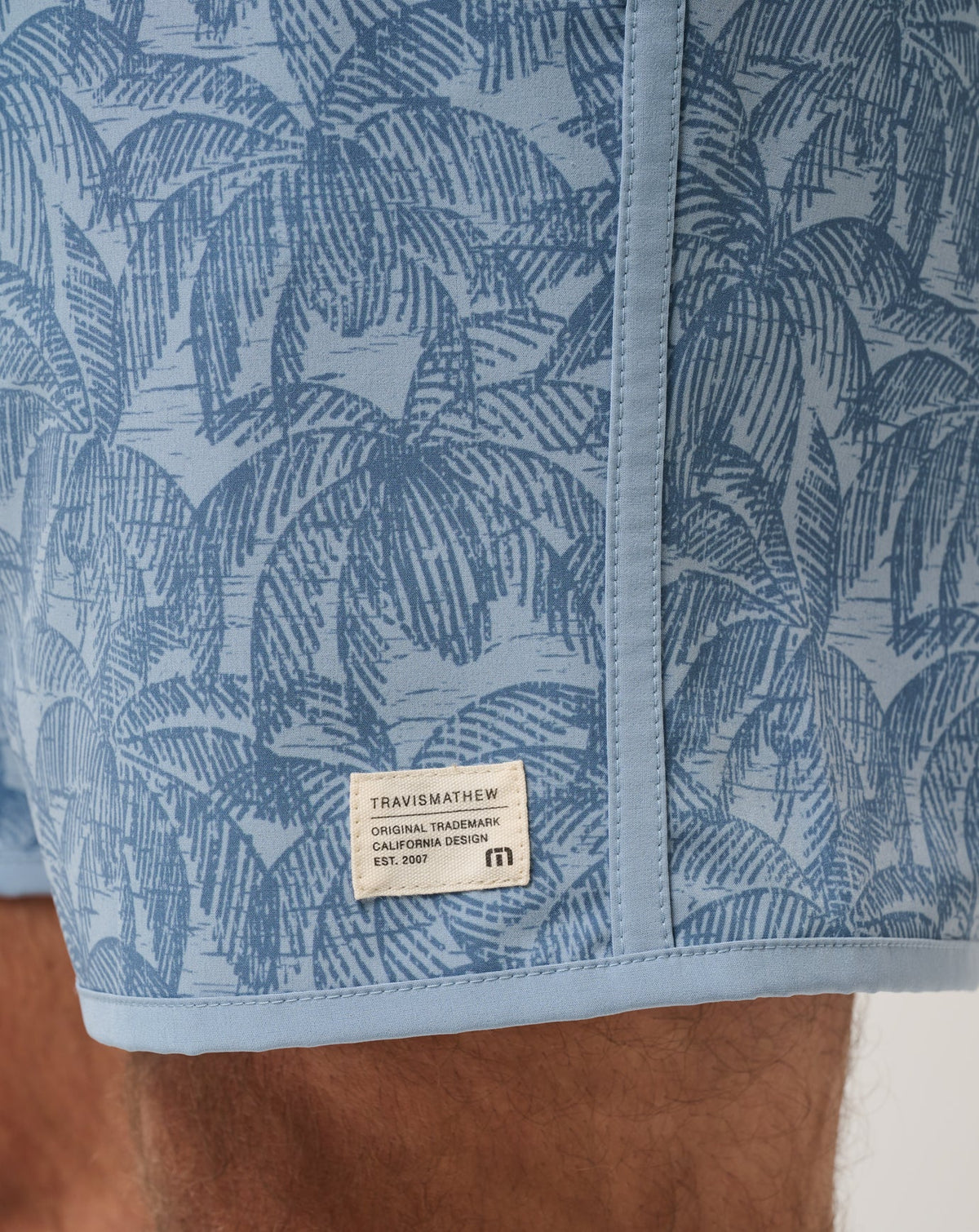 Tidal Whisper Boardshort 18In Ash Blue | Travis Mathew Sale