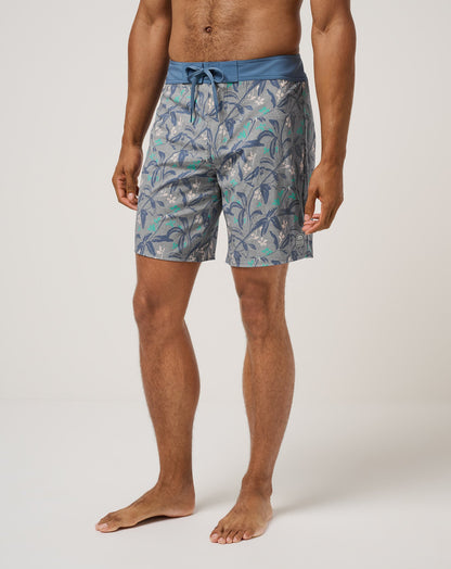 Relationship Status Boardshort 18.5In Heather Grey | Travis Mathew Best Seller